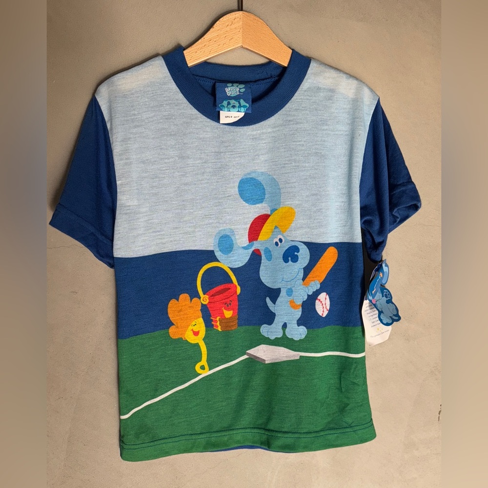 NEW Vintage Y2K Blue’s Clues short sleeve t shirt size 6/7